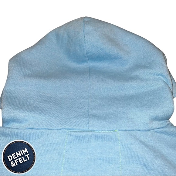 Aviator Nation Unisex Rainbow Rib Full Zip Drawstring Hoodie/Sweatshirt | EUC🩵 - Picture 8 of 14